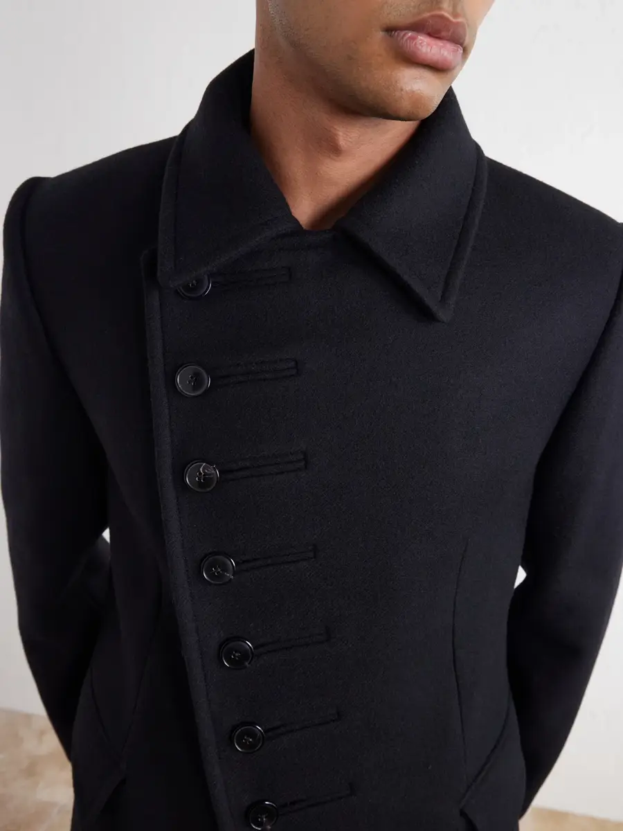 Dries Van Noten Double-Breasted Wool-Blend Twill Blazer - Men | Thumbnail 5 Dries Van Noten Double-Breasted Wool-Blend Twill Blazer - Men | Thumbnail 5