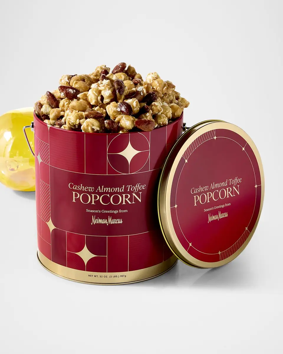 Neiman Marcus Cashew Almond Toffee Popcorn Tin | Thumbnail 2