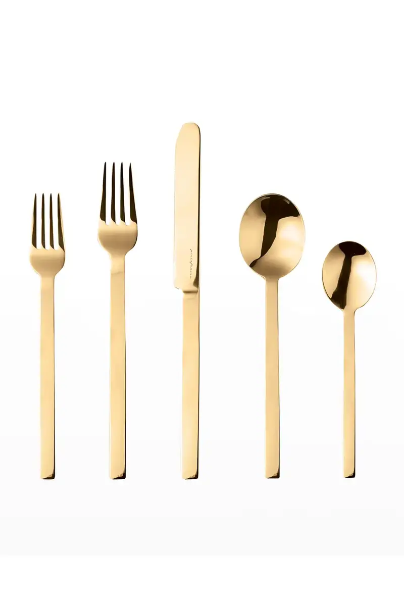 Mepra Stile Oro 5-Piece Flatware Place Setting | Thumbnail 2 Mepra Stile Oro 5-Piece Flatware Place Setting | Thumbnail 2