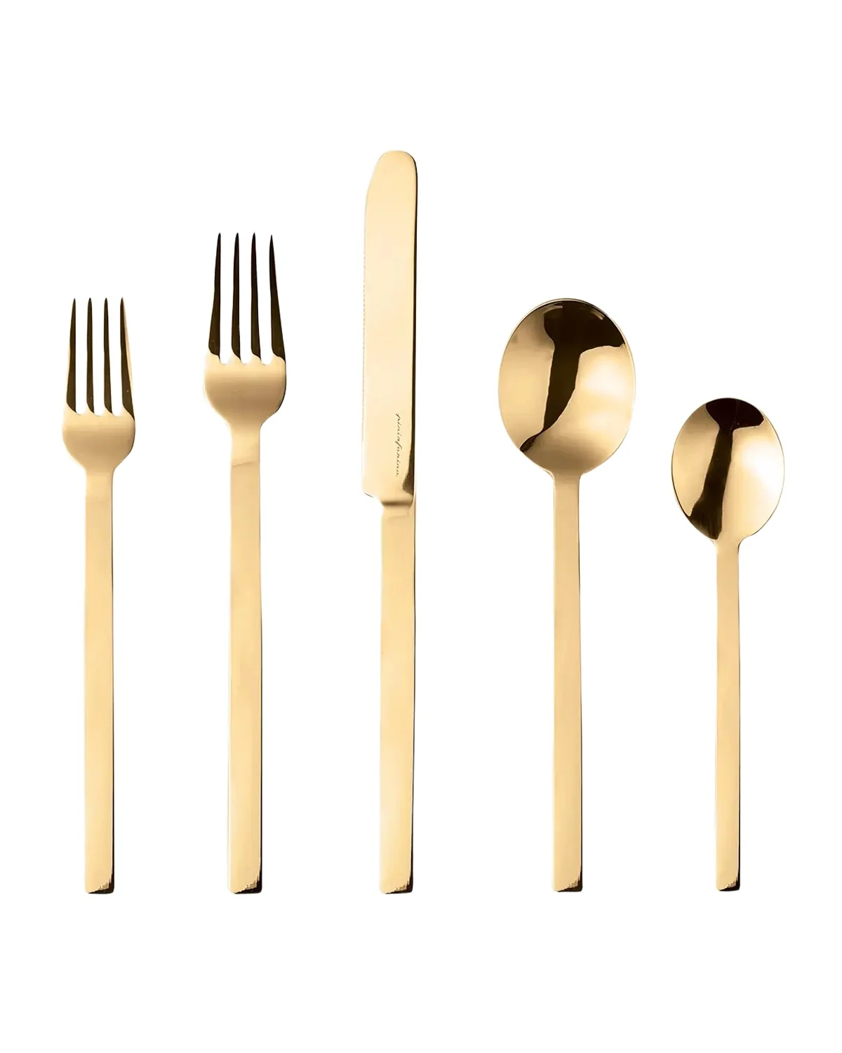 Mepra Stile Oro 5-Piece Flatware Place Setting
