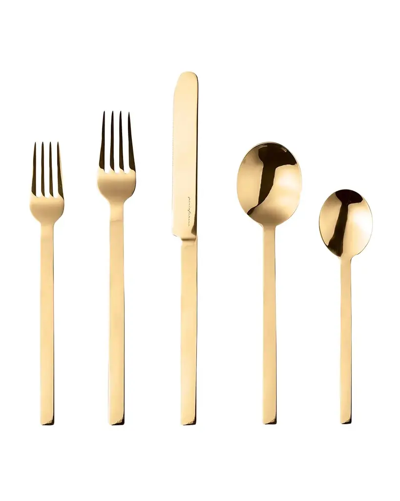 Mepra Stile Oro 5-Piece Flatware Place Setting
