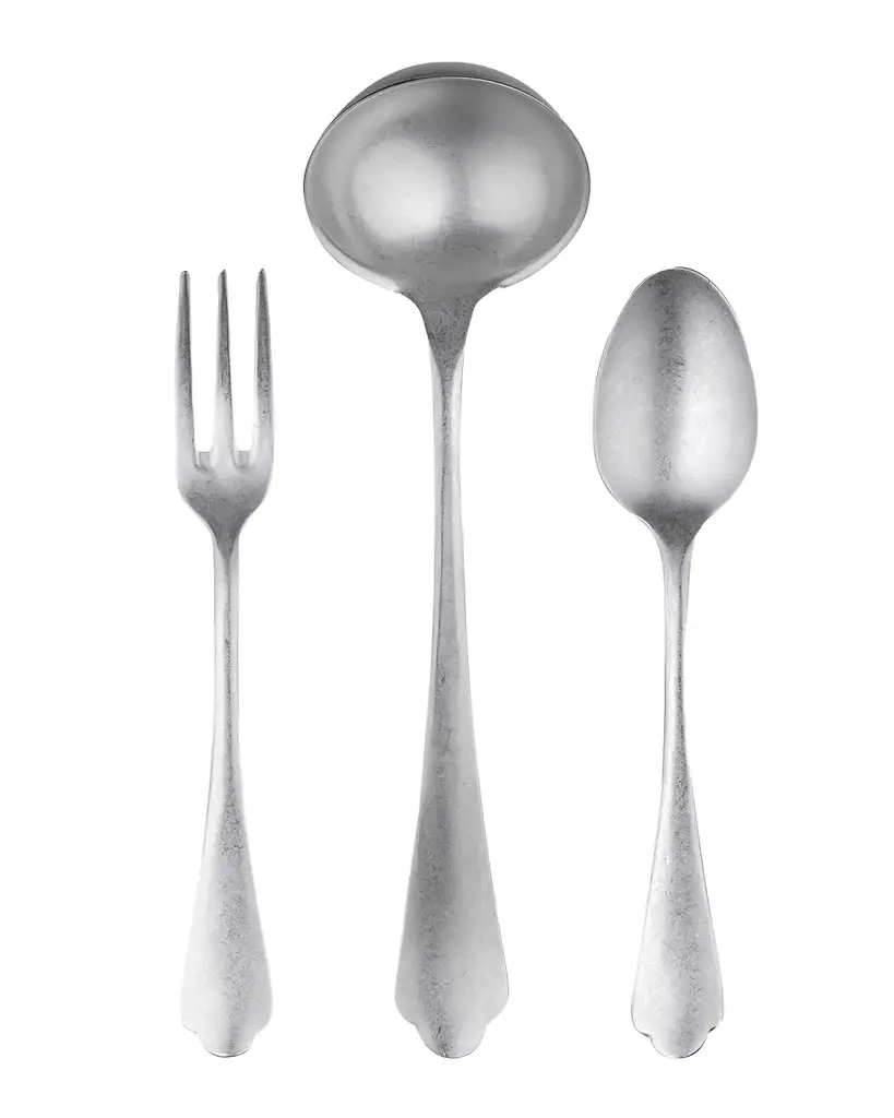 Mepra Dolce Vita Pewter 3-Piece Serving Set