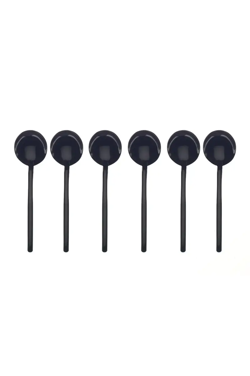 Mepra Due Oro Nero Espresso Spoons, Set of 6 | Thumbnail 2 Mepra Due Oro Nero Espresso Spoons, Set of 6 | Thumbnail 2