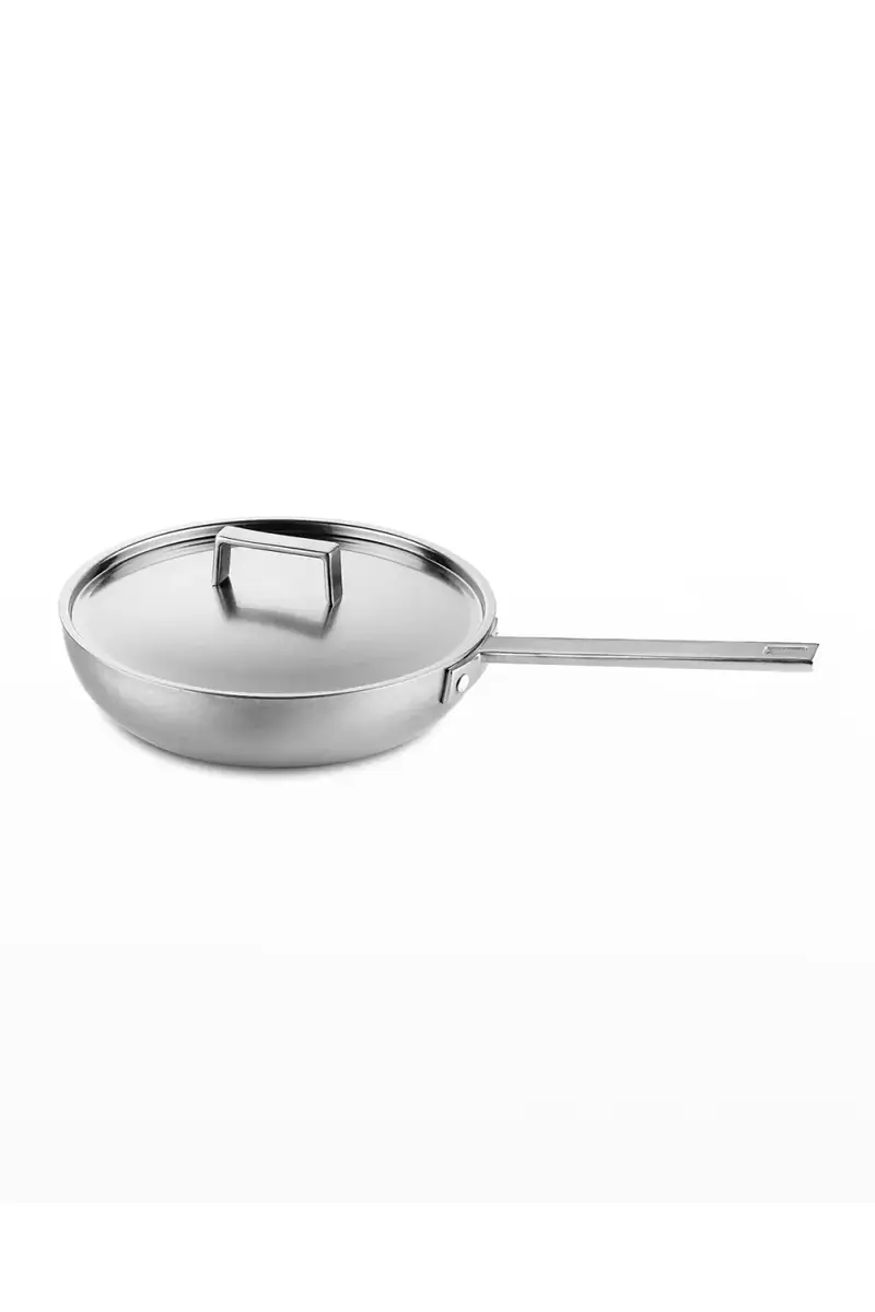 Mepra Attiva Pewter Frying Pan with Lid | Thumbnail 2 Mepra Attiva Pewter Frying Pan with Lid | Thumbnail 2