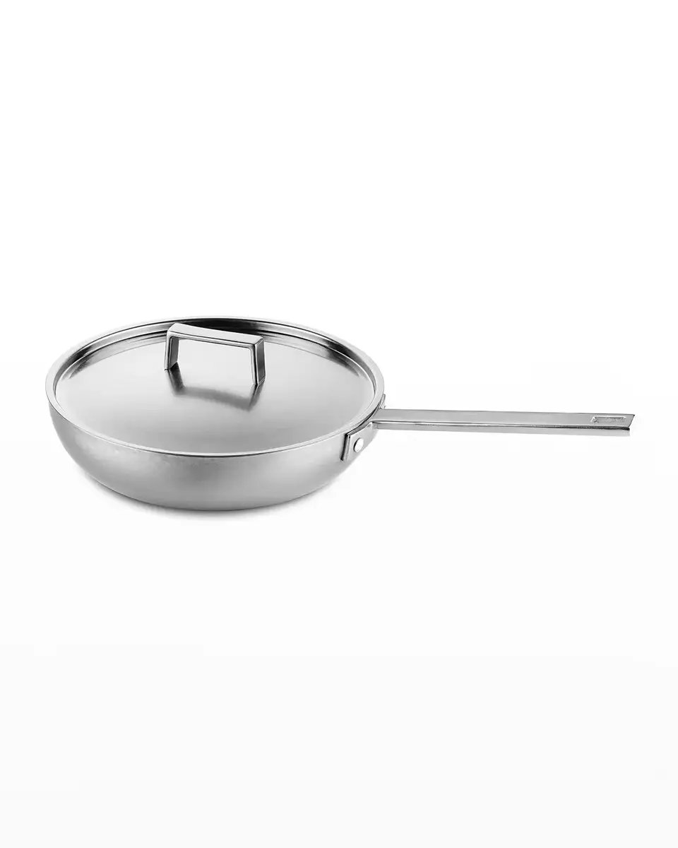 Mepra Attiva Pewter Frying Pan with Lid
