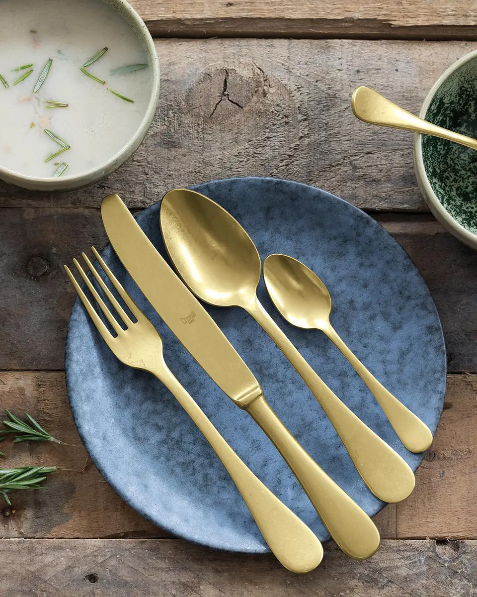 Mepra Vintage Oro 20-Piece Flatware Set | Thumbnail 2 Mepra Vintage Oro 20-Piece Flatware Set | Thumbnail 2