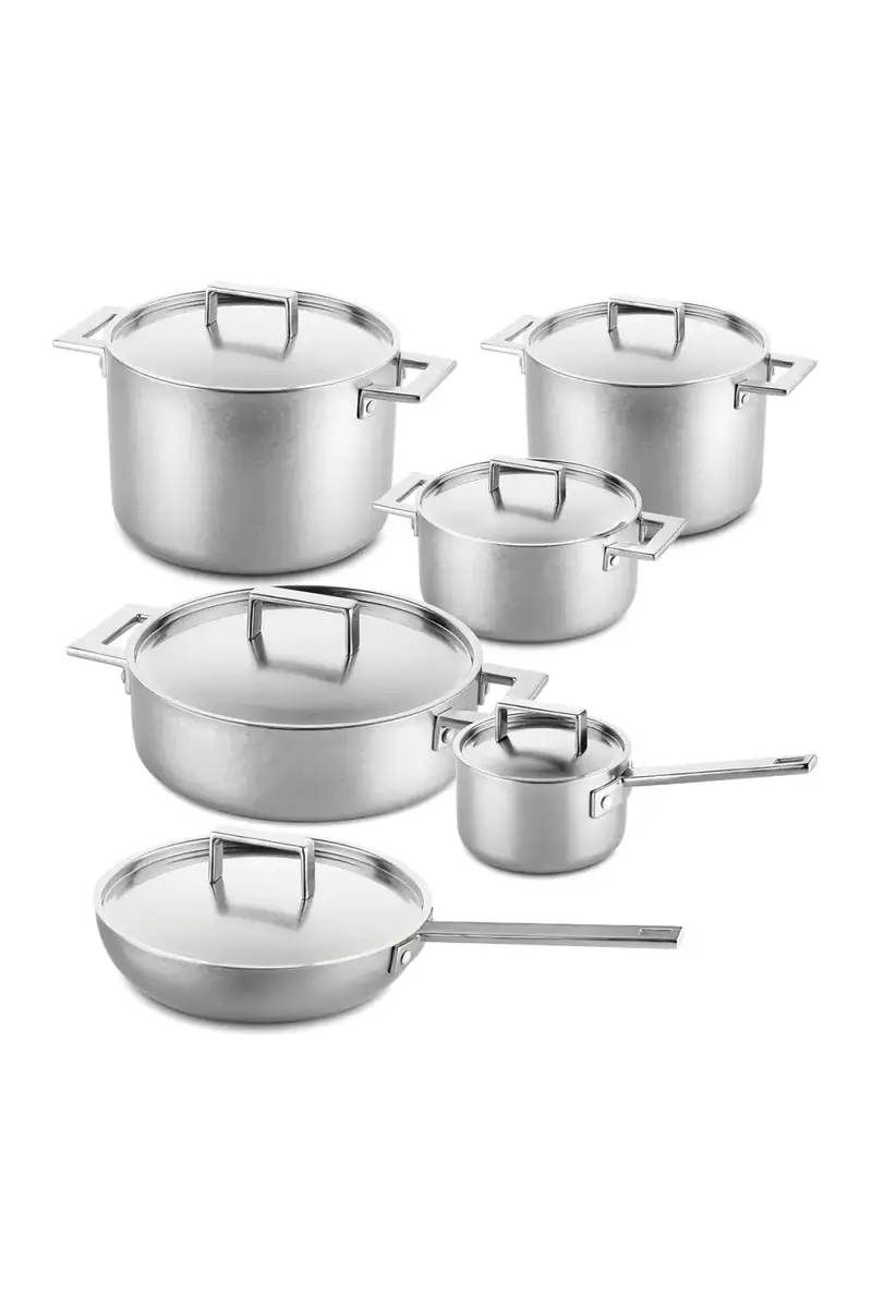 Mepra Attiva Pewter 12-Piece Cookware Set | Thumbnail 2 Mepra Attiva Pewter 12-Piece Cookware Set | Thumbnail 2