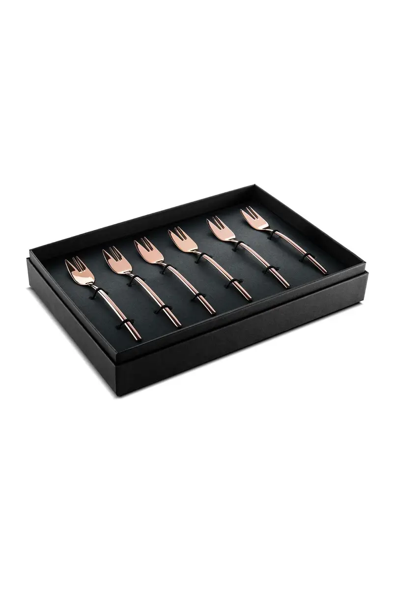 Mepra Due Bronxo 6-Piece Cake Fork Set | Thumbnail 3 Mepra Due Bronxo 6-Piece Cake Fork Set | Thumbnail 3