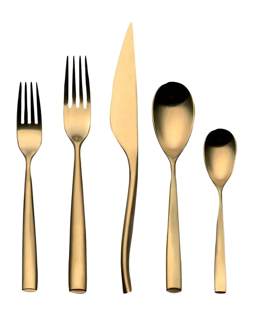 Mepra Arte Oro Ice 20-Piece Flatware Set