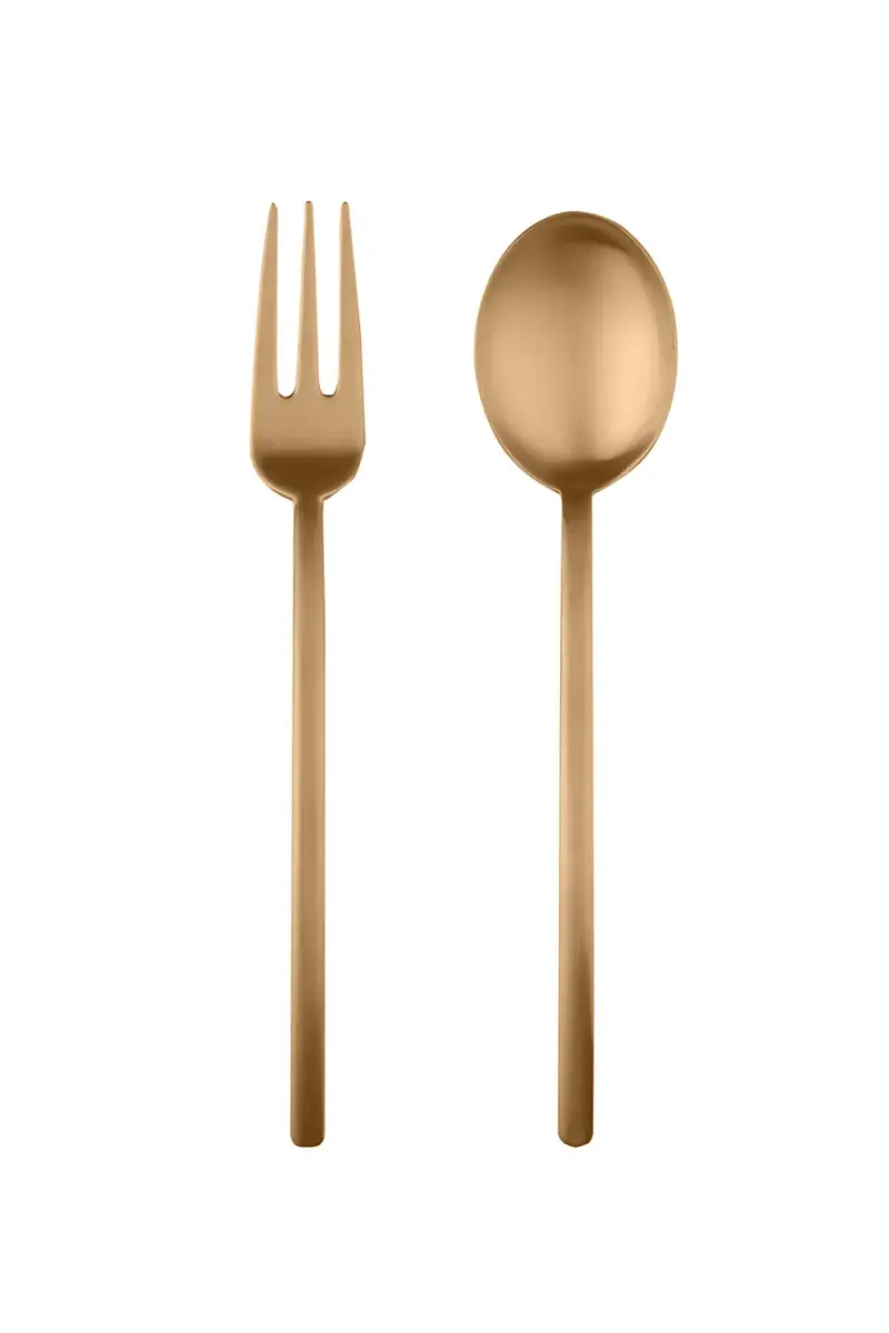 Mepra Due Ice Oro 2-Piece Serving Set | Thumbnail 2 Mepra Due Ice Oro 2-Piece Serving Set | Thumbnail 2