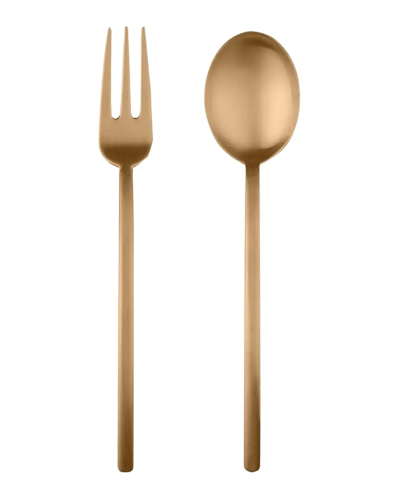 Mepra Due Ice Oro 2-Piece Serving Set