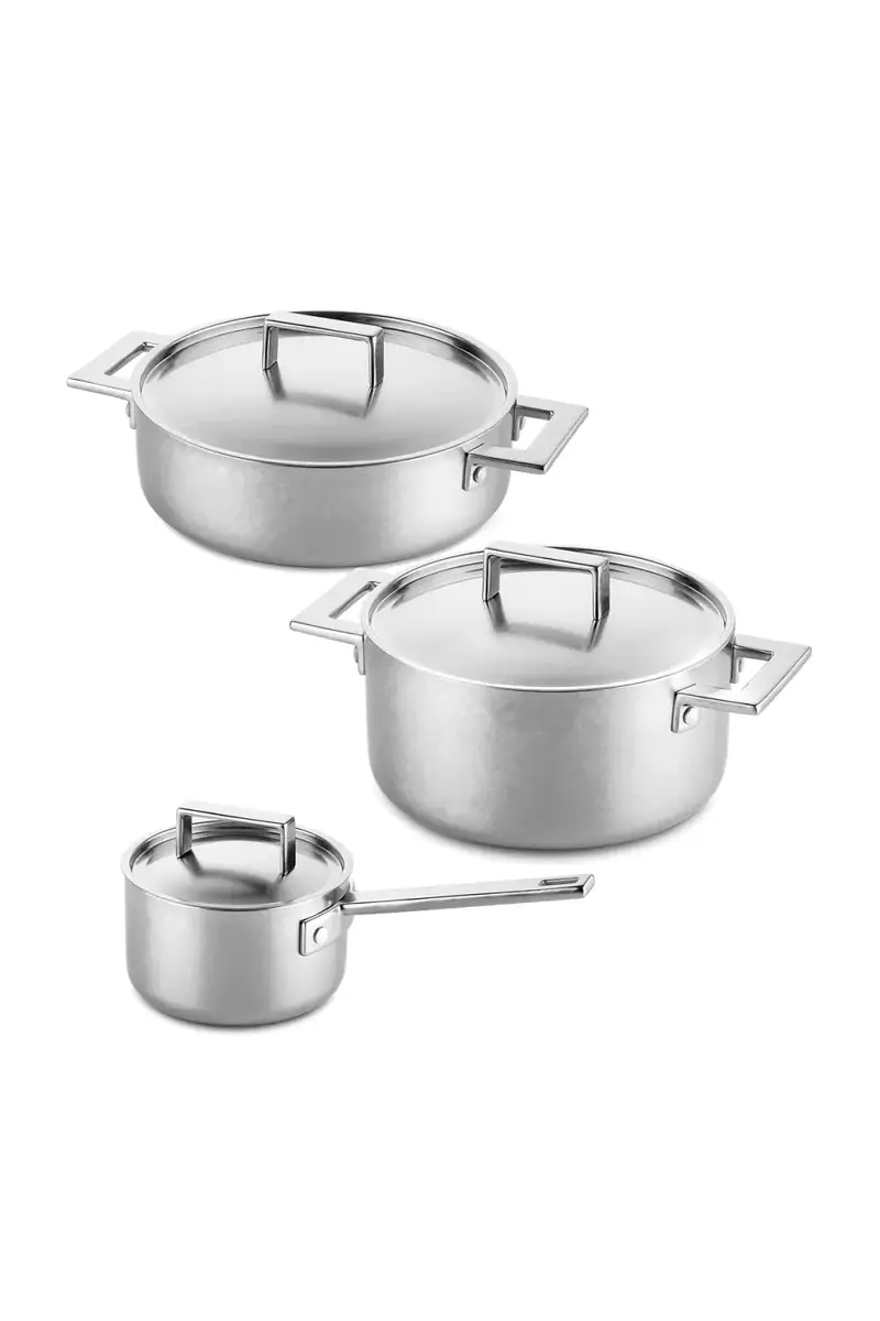 Mepra Attiva Pewter 6-Piece Cookware Set | Thumbnail 2 Mepra Attiva Pewter 6-Piece Cookware Set | Thumbnail 2