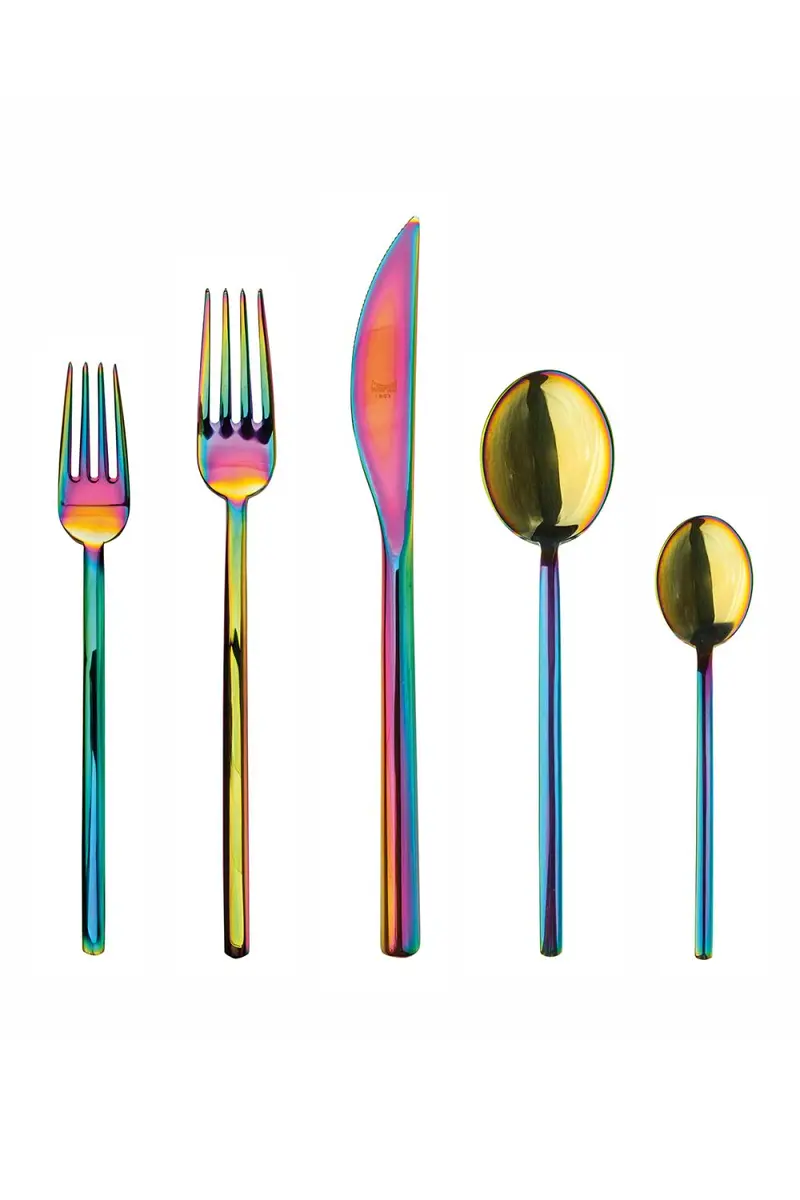 Mepra Due Rainbow 20-Piece Flatware Set | Thumbnail 3