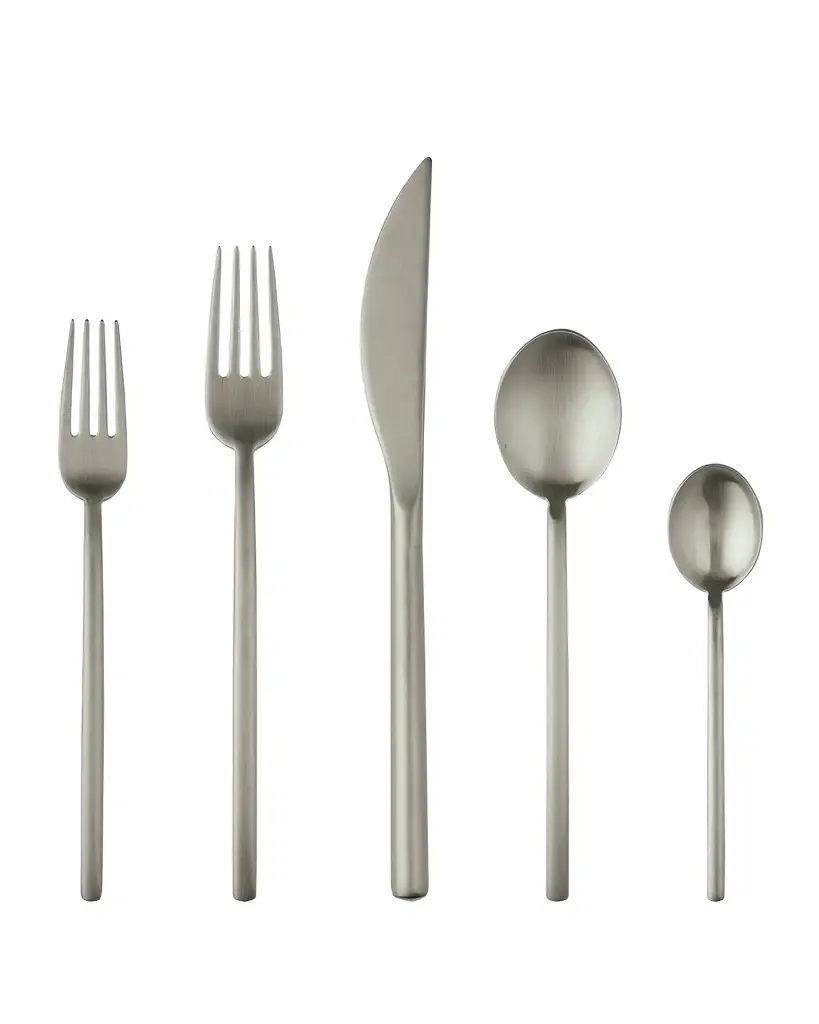 Mepra Due Ice Champagne 5-Piece Flatware Set