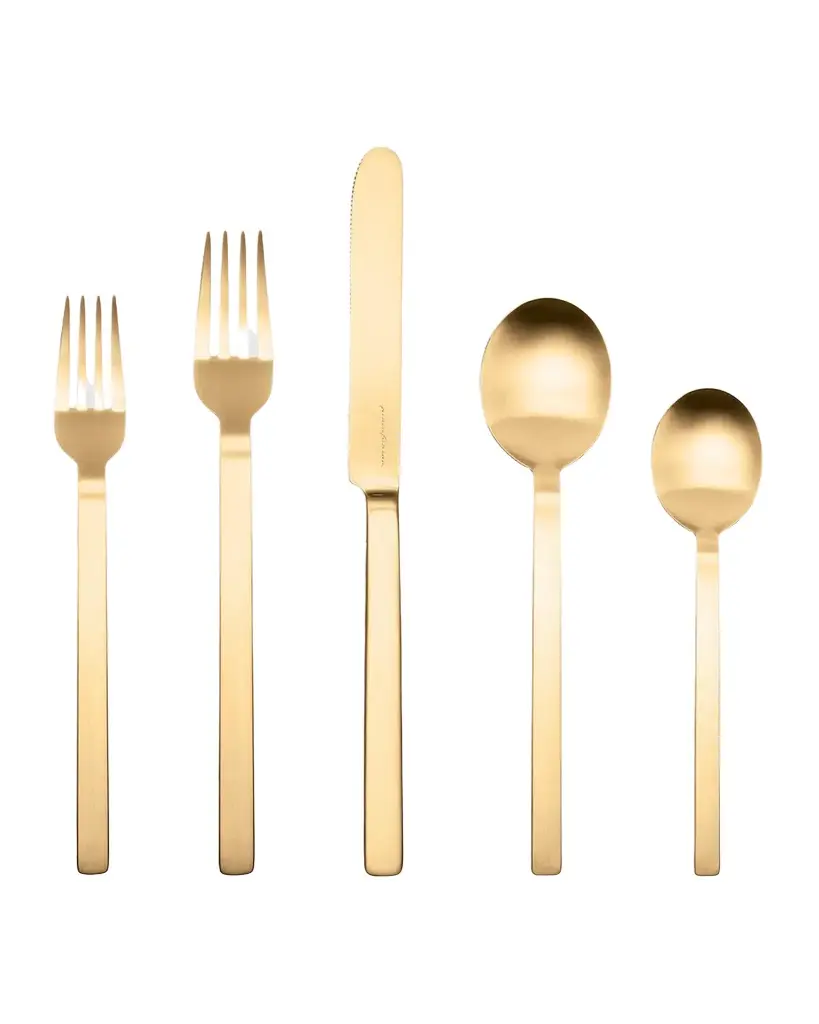 Mepra Stile Ice Oro 20-Piece Flatware Set