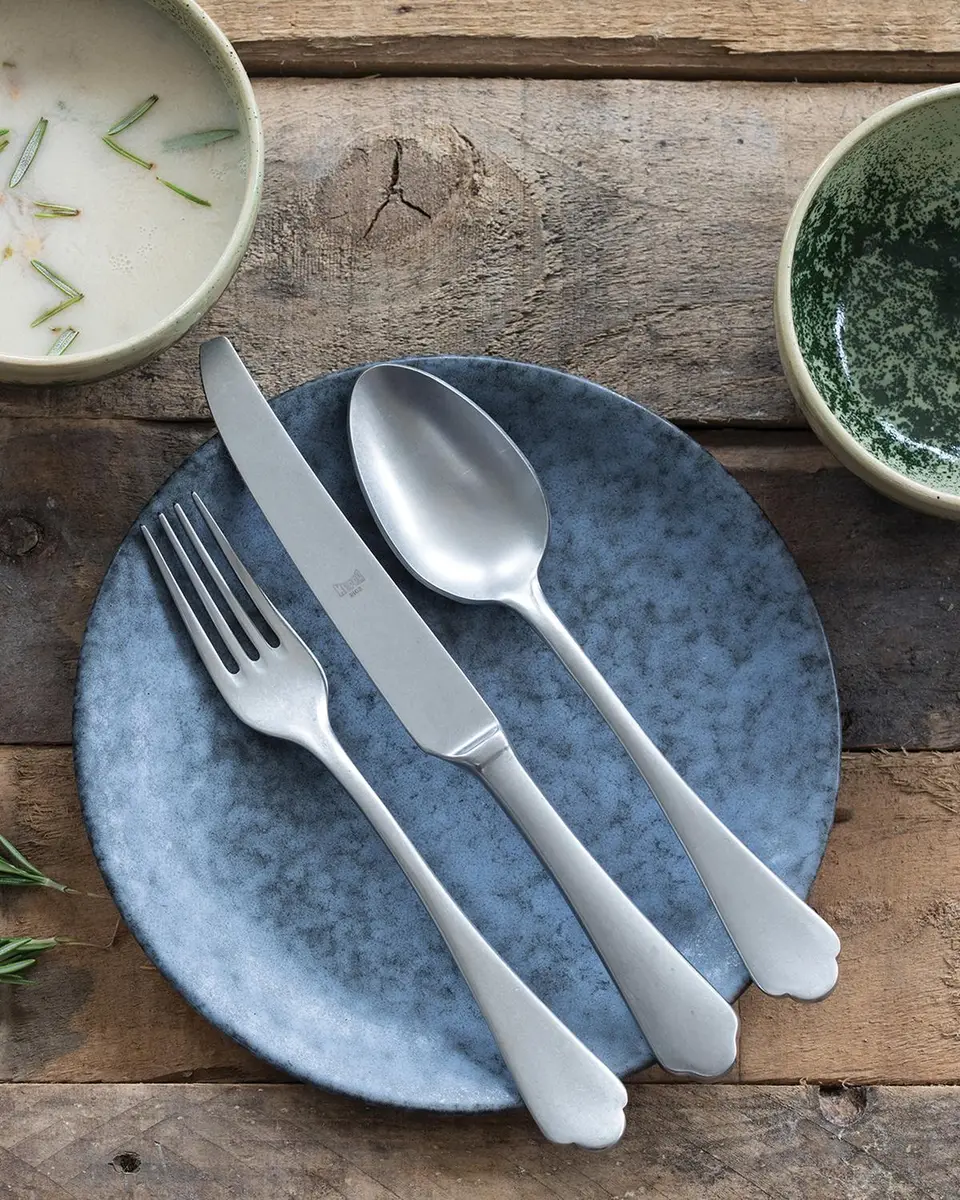 Mepra Dolce Vita Pewter 20-Piece Flatware Set | Thumbnail 2 Mepra Dolce Vita Pewter 20-Piece Flatware Set | Thumbnail 2