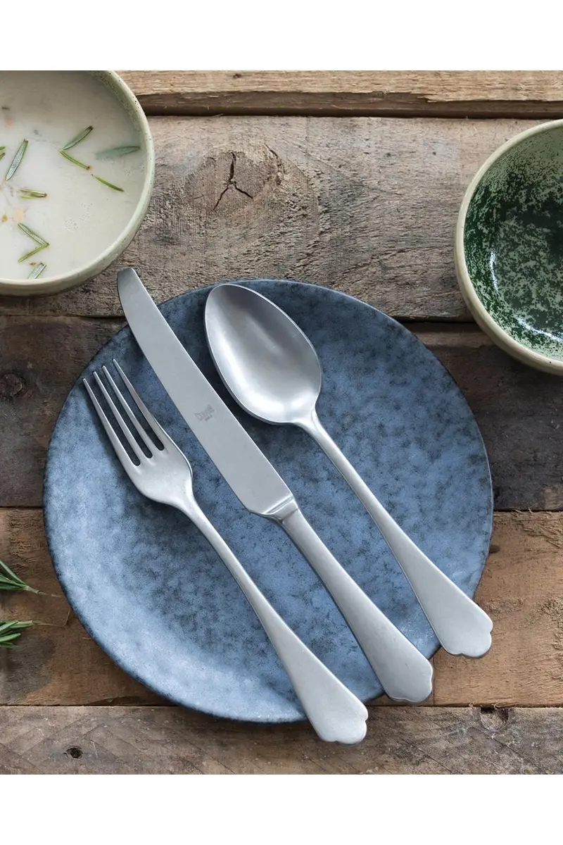 Mepra Dolce Vita Pewter 20-Piece Flatware Set | Thumbnail 4 Mepra Dolce Vita Pewter 20-Piece Flatware Set | Thumbnail 4