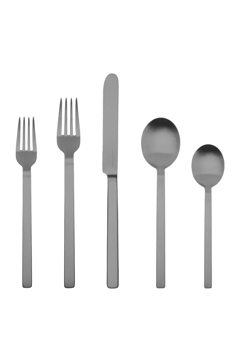 Mepra Stile Ice Oro Nero 5-Piece Flatware Set | Thumbnail 2