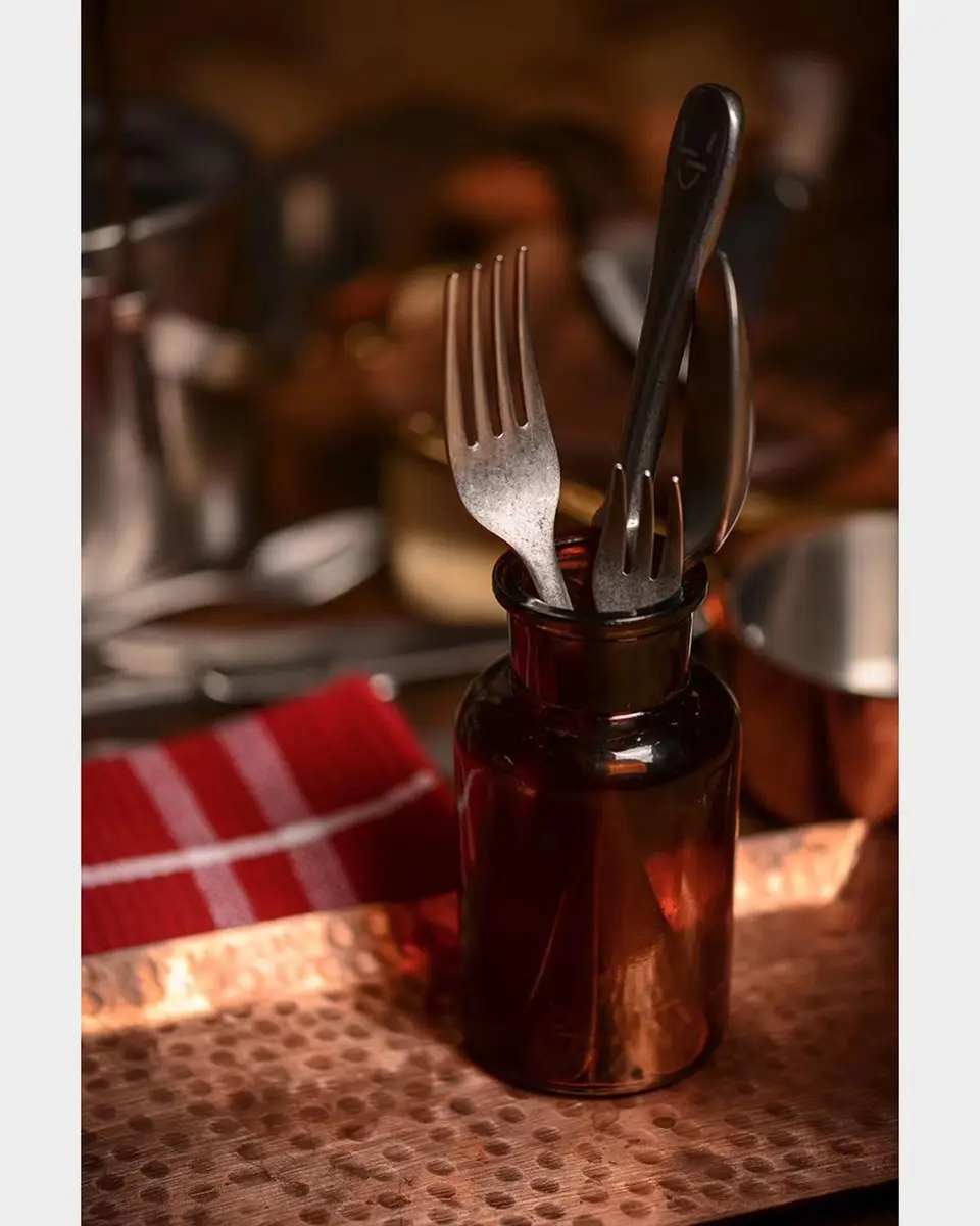 Mepra Vintage Champagne 5-Piece Flatware Setting | Thumbnail 2 Mepra Vintage Champagne 5-Piece Flatware Setting | Thumbnail 2