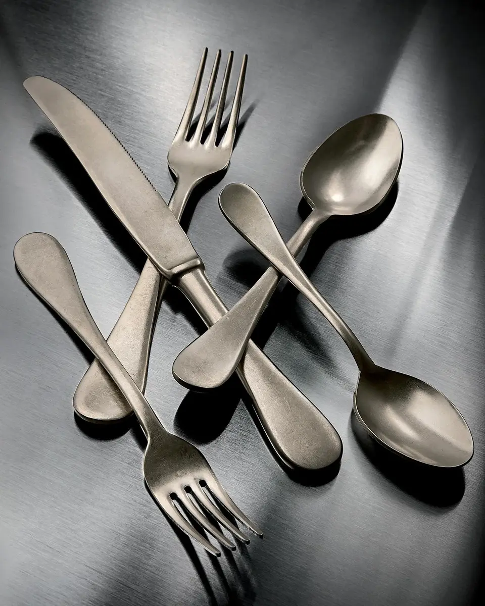 Mepra Vintage Champagne 5-Piece Flatware Setting | Thumbnail 2 Mepra Vintage Champagne 5-Piece Flatware Setting | Thumbnail 2