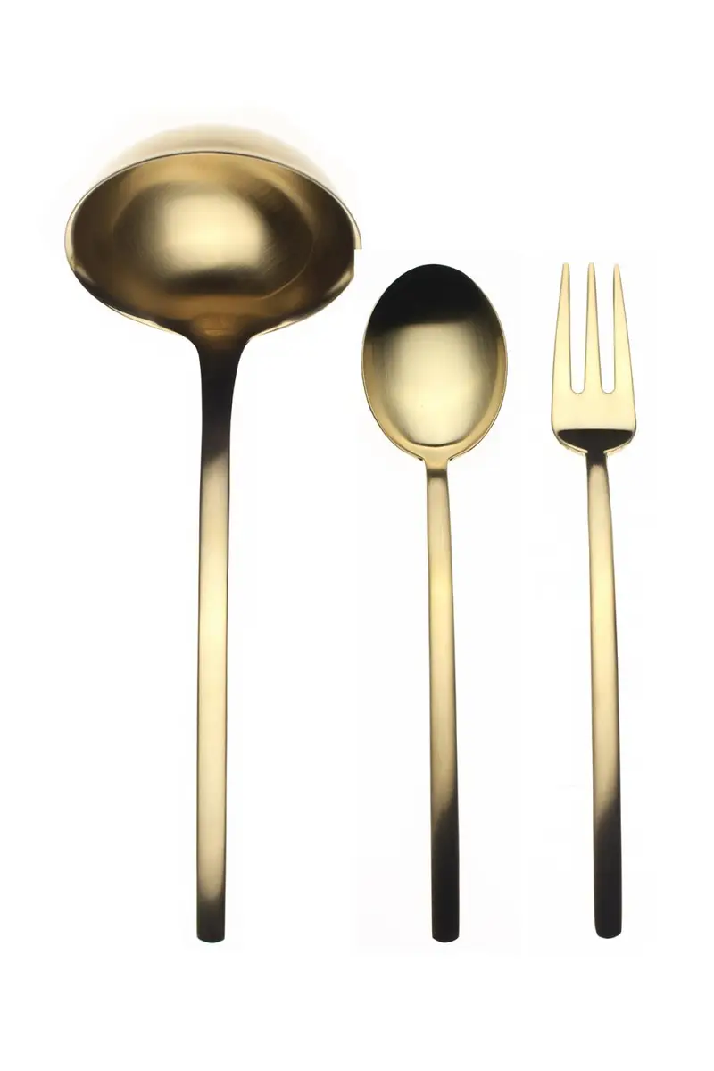Mepra Due Ice Oro 3-Piece Serving Set | Thumbnail 3 Mepra Due Ice Oro 3-Piece Serving Set | Thumbnail 3