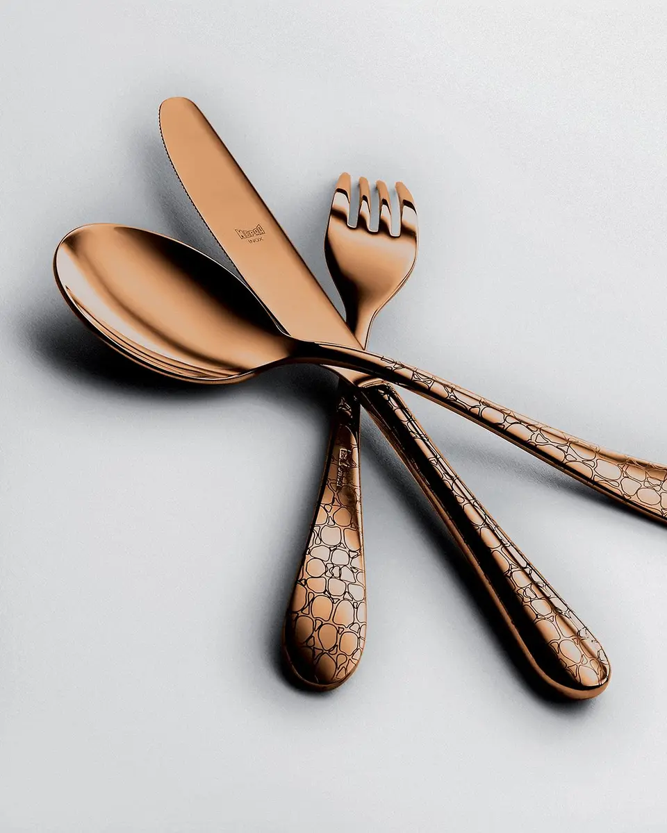 Mepra Coccodrillo Bronzo 20-Piece Flatware Set | Thumbnail 2 Mepra Coccodrillo Bronzo 20-Piece Flatware Set | Thumbnail 2
