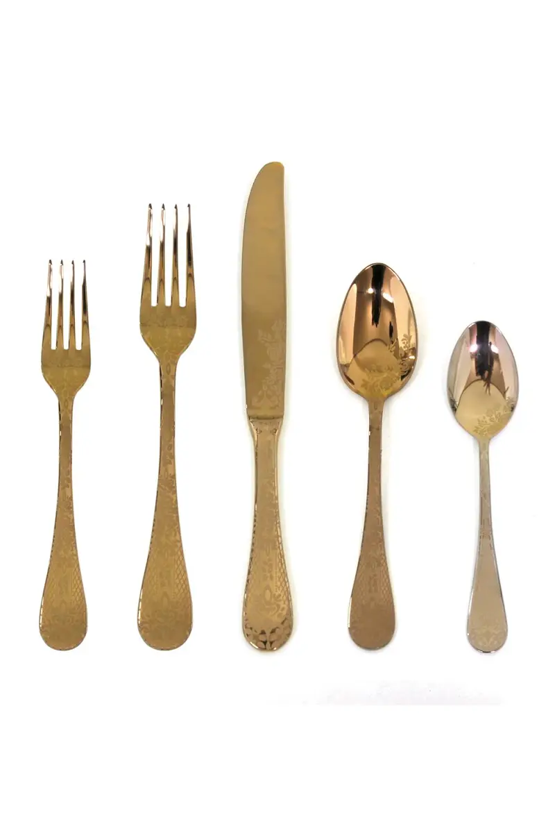 Mepra Coccodrillo Bronzo 20-Piece Flatware Set | Thumbnail 3 Mepra Coccodrillo Bronzo 20-Piece Flatware Set | Thumbnail 3