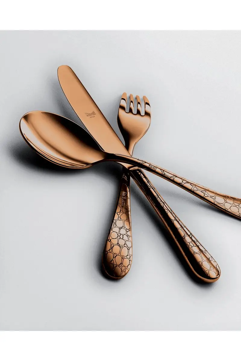 Mepra Coccodrillo Bronzo 20-Piece Flatware Set | Thumbnail 4 Mepra Coccodrillo Bronzo 20-Piece Flatware Set | Thumbnail 4