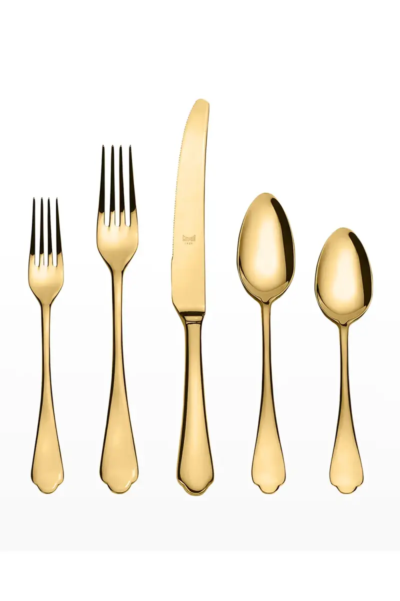 Mepra Dolce Vita Oro Mirrored 20-Piece Flatware Set | Thumbnail 2