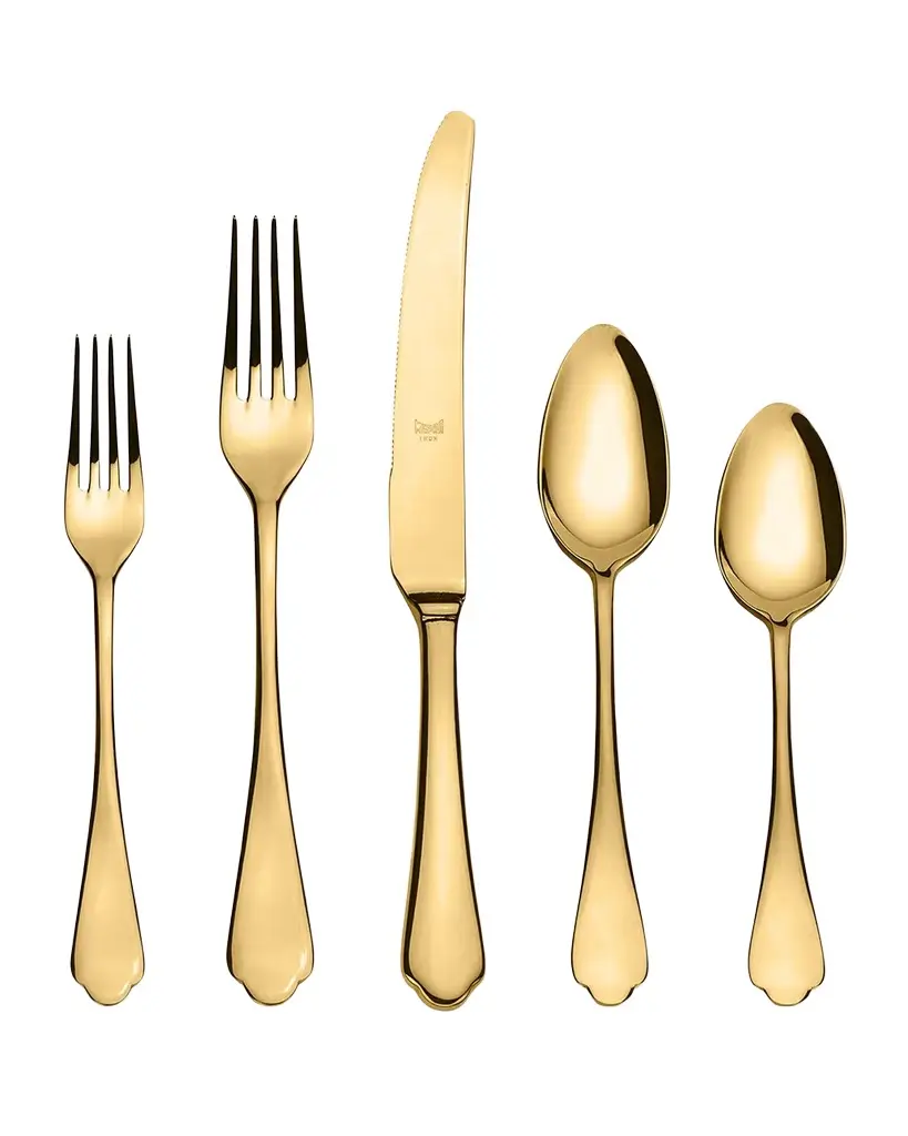 Mepra Dolce Vita Oro Mirrored 20-Piece Flatware Set