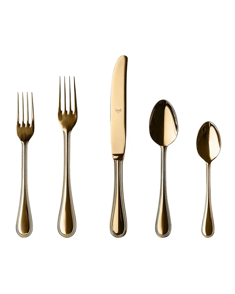 Mepra Perla Oro 20-Piece Flatware Set