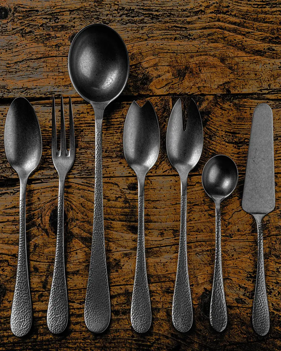 Mepra Epoque Pewter Bronze 7-Piece Serving Set | Thumbnail 2 Mepra Epoque Pewter Bronze 7-Piece Serving Set | Thumbnail 2