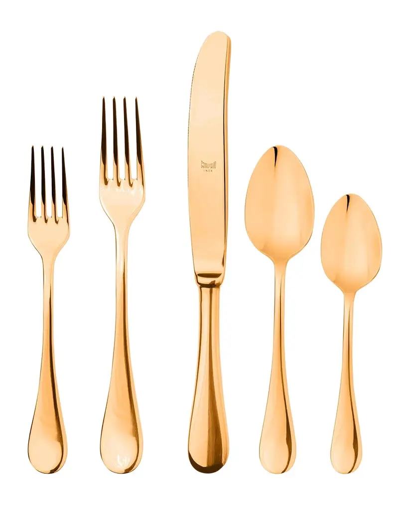 Mepra Brescia Oro 5-Piece Flatware Set