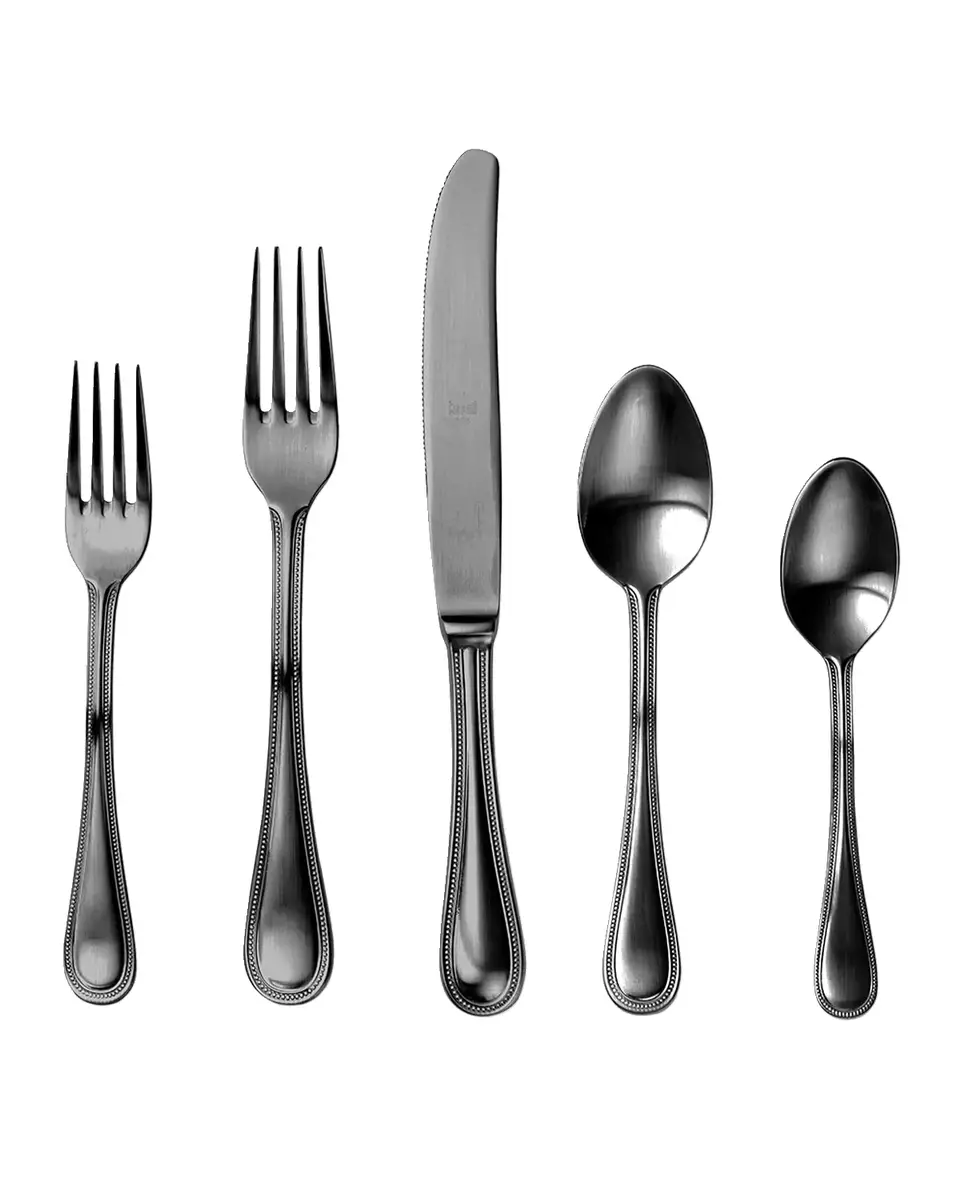 Mepra Perla Ice Oro Nero 5-Piece Place Setting | Thumbnail 2 Mepra Perla Ice Oro Nero 5-Piece Place Setting | Thumbnail 2
