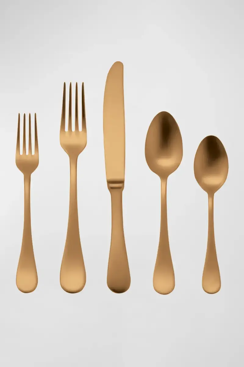 Mepra Brescia Oro 5-Piece Flatware Set | Thumbnail 2 Mepra Brescia Oro 5-Piece Flatware Set | Thumbnail 2