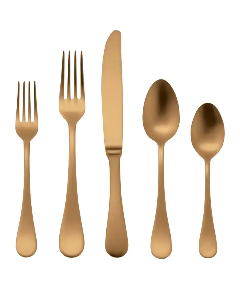 Mepra Brescia Oro 5-Piece Flatware Set