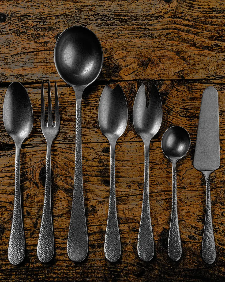 Mepra Epoque Pewter Bronzo Serving Set | Thumbnail 2 Mepra Epoque Pewter Bronzo Serving Set | Thumbnail 2