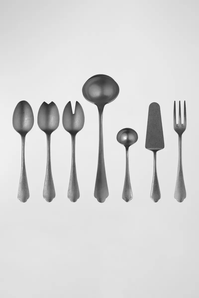 Mepra Dolce Vita 7-Piece Serve Flatware Set - Pewter Bronze | Thumbnail 3 Mepra Dolce Vita 7-Piece Serve Flatware Set - Pewter Bronze | Thumbnail 3
