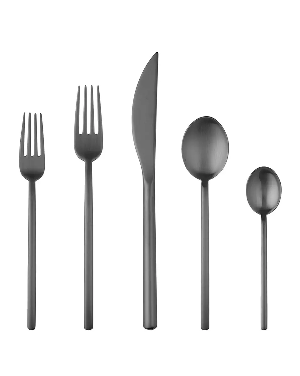 Mepra Due 20-Piece Flatware Set - Ice Oro Nero | Thumbnail 3 Mepra Due 20-Piece Flatware Set - Ice Oro Nero | Thumbnail 3