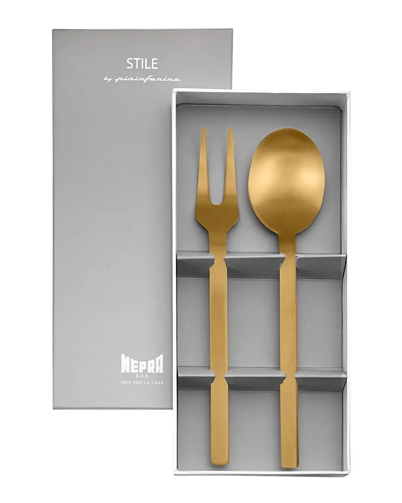 Mepra Stile Oro Ice 2-Piece Serving Set