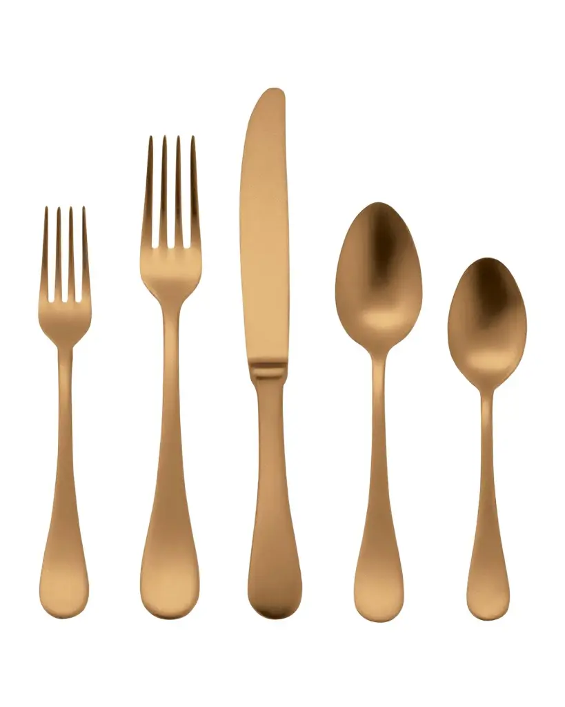 Mepra Brescia Oro Ice 20-Piece Flatware Set