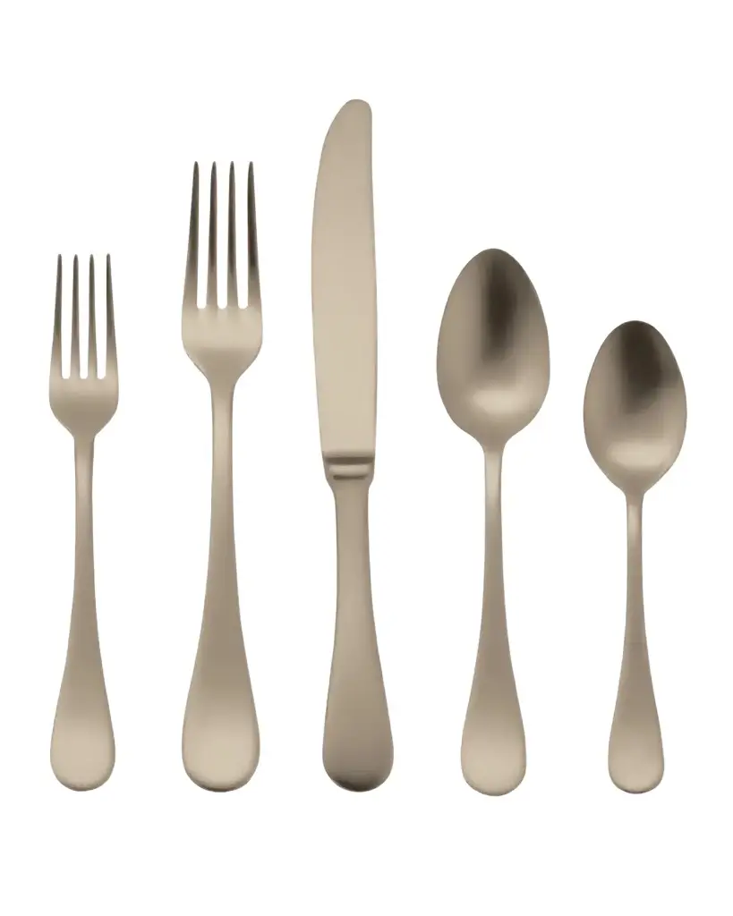 Mepra Brescia Ice Champagne 5-Piece Flatware Set