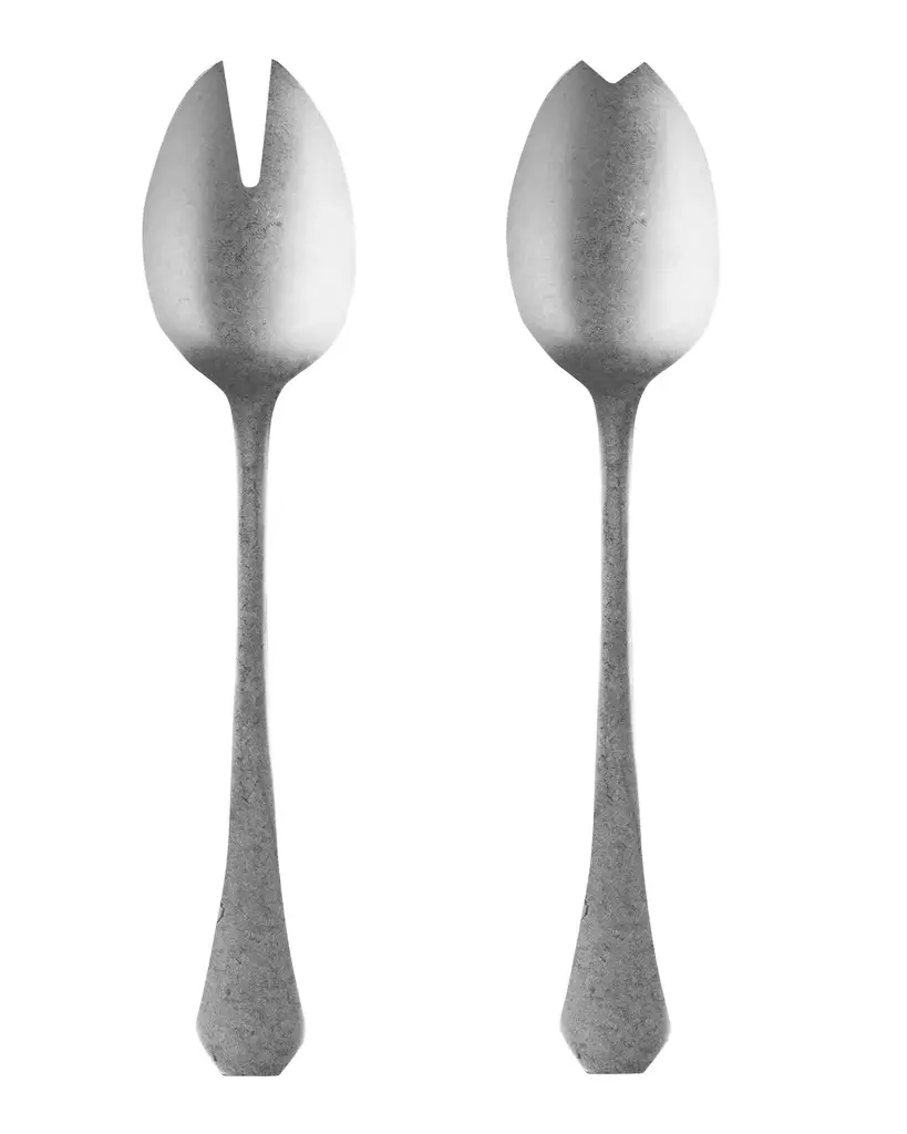 Mepra Moretto Pewter Salad Servers