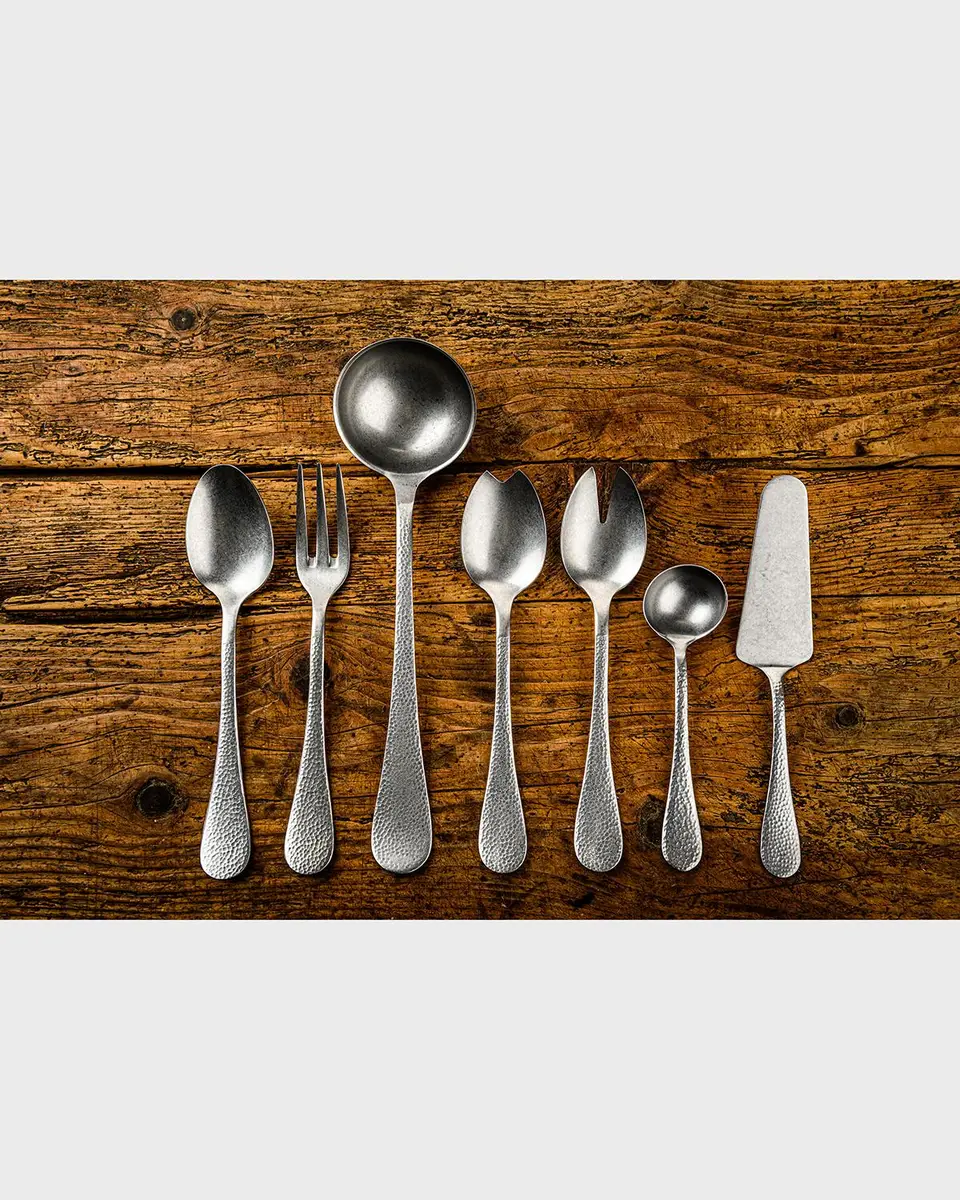 Mepra Epoque Pewter 7-Piece Full Serving Set | Thumbnail 2