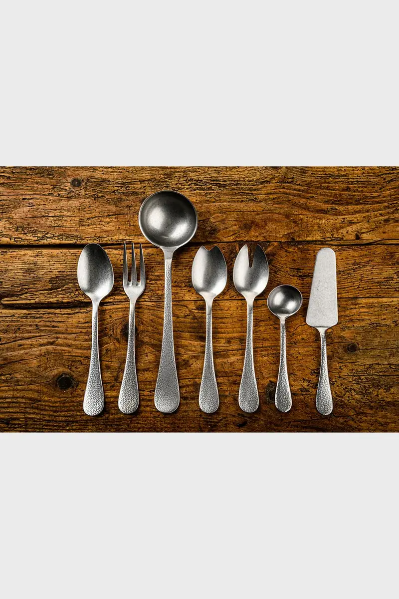 Mepra Epoque Pewter 7-Piece Full Serving Set | Thumbnail 4