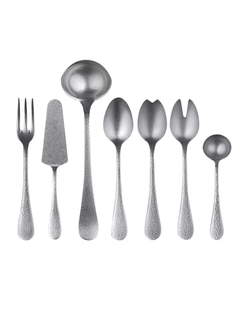 Mepra Epoque Pewter 7-Piece Full Serving Set