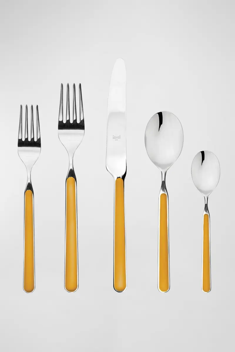 Mepra Fantasia Mustard 20-Piece Flatware Set | Thumbnail 3