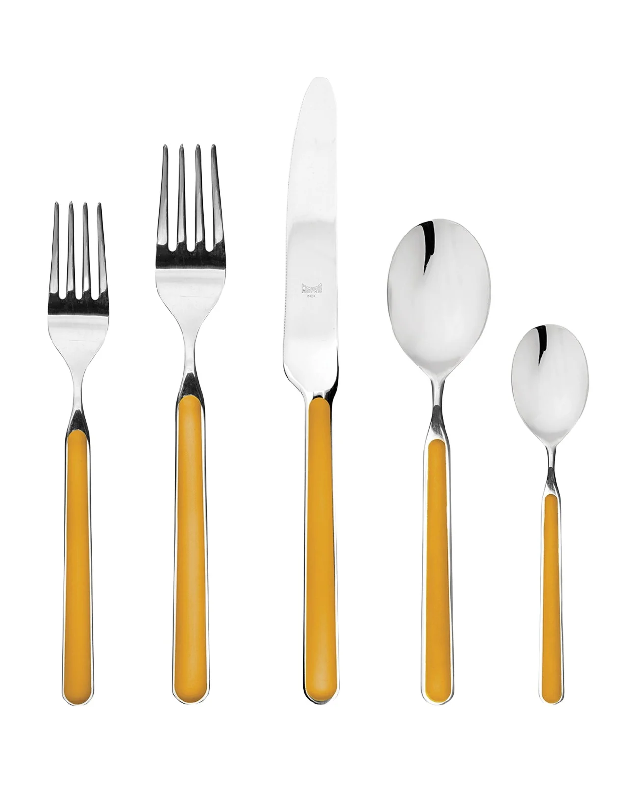 Mepra Fantasia Mustard 20-Piece Flatware Set
