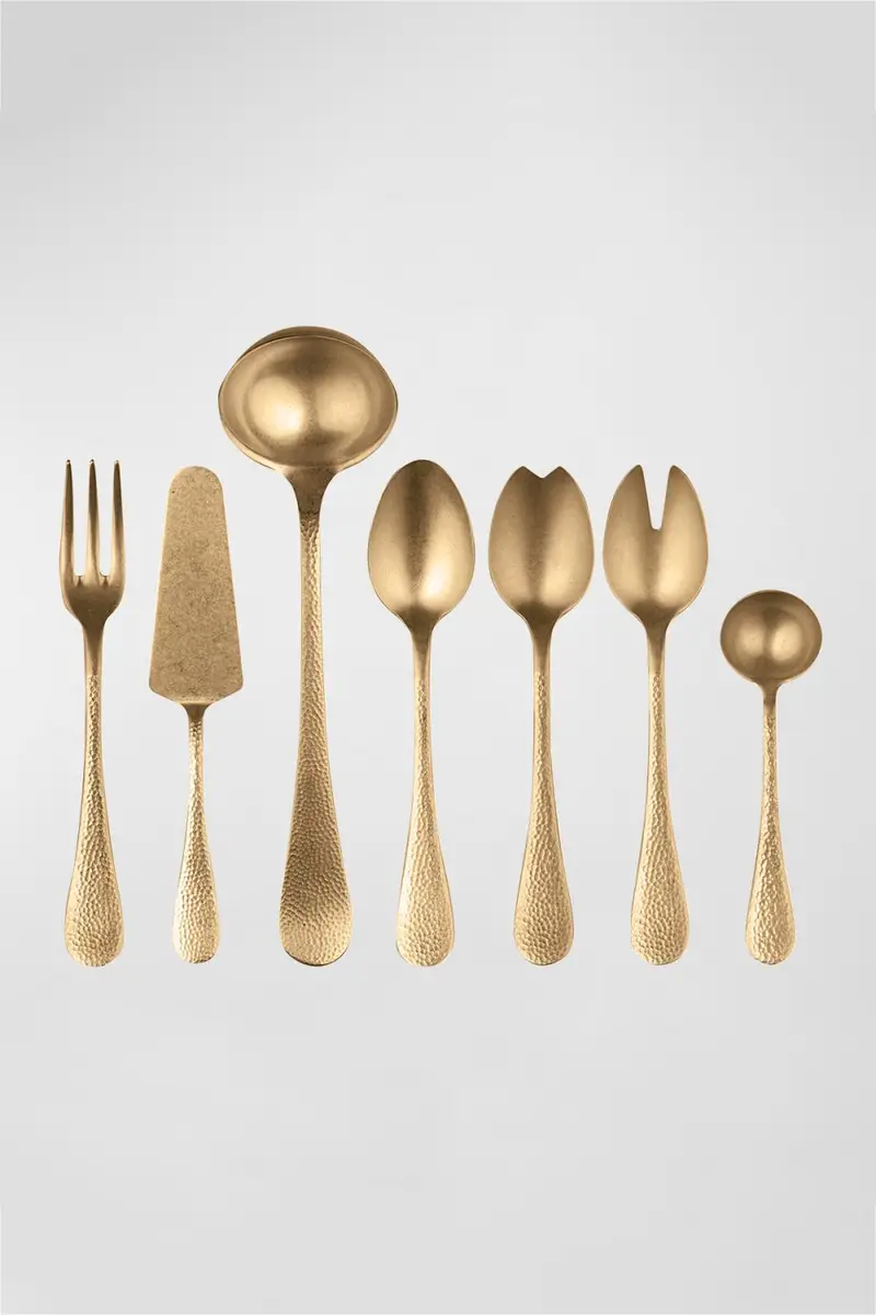 Mepra Epoque Pewter Oro 7-Piece Serving Set | Thumbnail 4