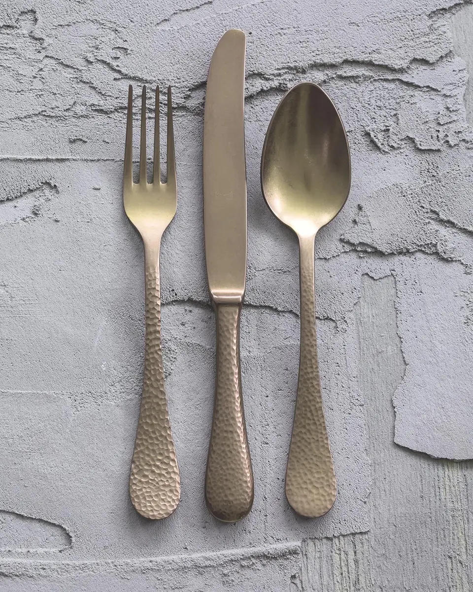 Mepra Epoque Pewter Bronze 7-Piece Serving Set | Thumbnail 2